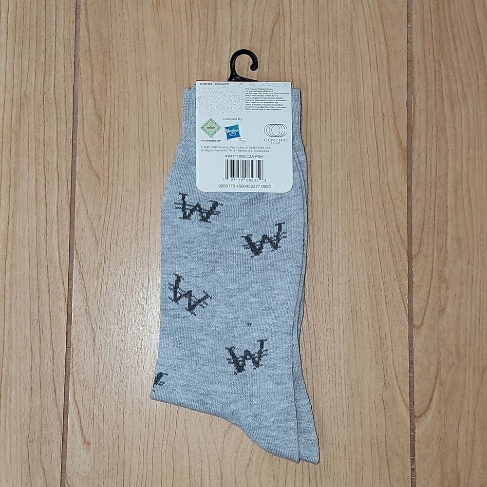 HASBRO MONOPOLY COMMUNITY CHEST CREW SOCKS - NWT - Picture 4 of 5